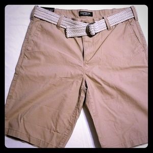Express khaki shorts
